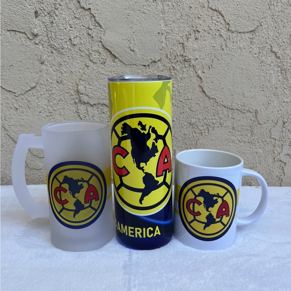 Águilas del América Set of 3,Tumbler ,Mug ,Beer mug